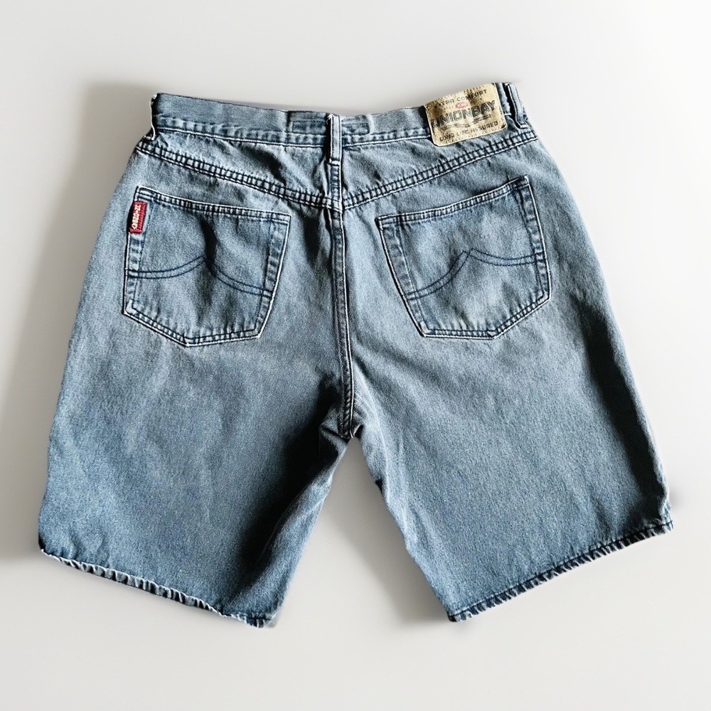 Unionbay Shorts Mens 36‎ Gray Denim Bermuda Regular Fit 5 Pocket Casual